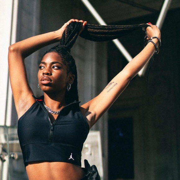 Black Nike Jordan 23 Crop Top - Picture 5 of 5